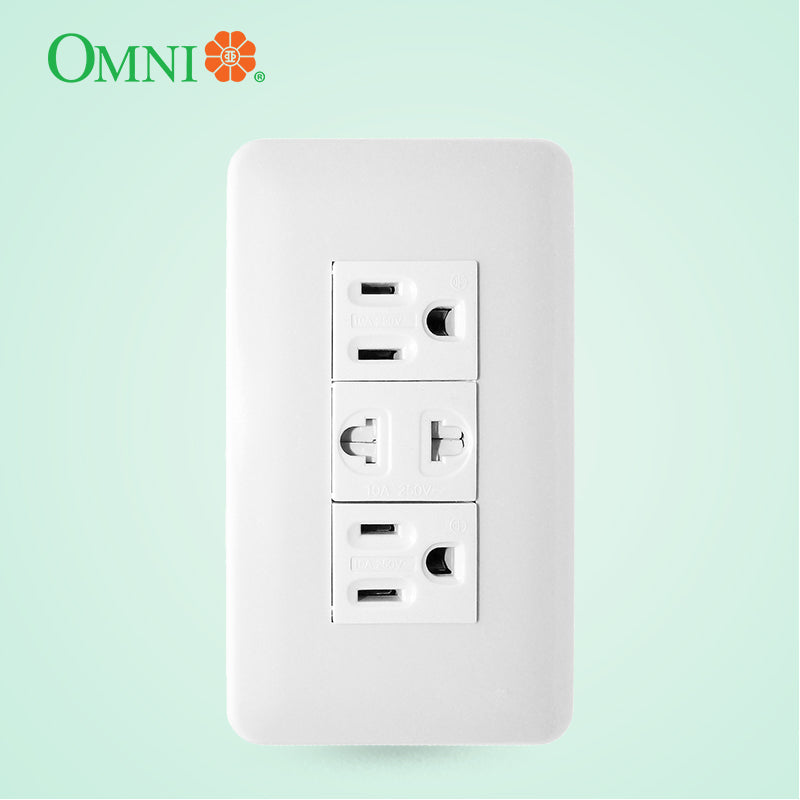 pcs Convenience Outlet Universal Outlet in Classic Plate P3